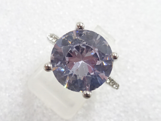 JAPANESE KIMONO / ANTIQUE CRYSTAL RING (SIZE 11.5)